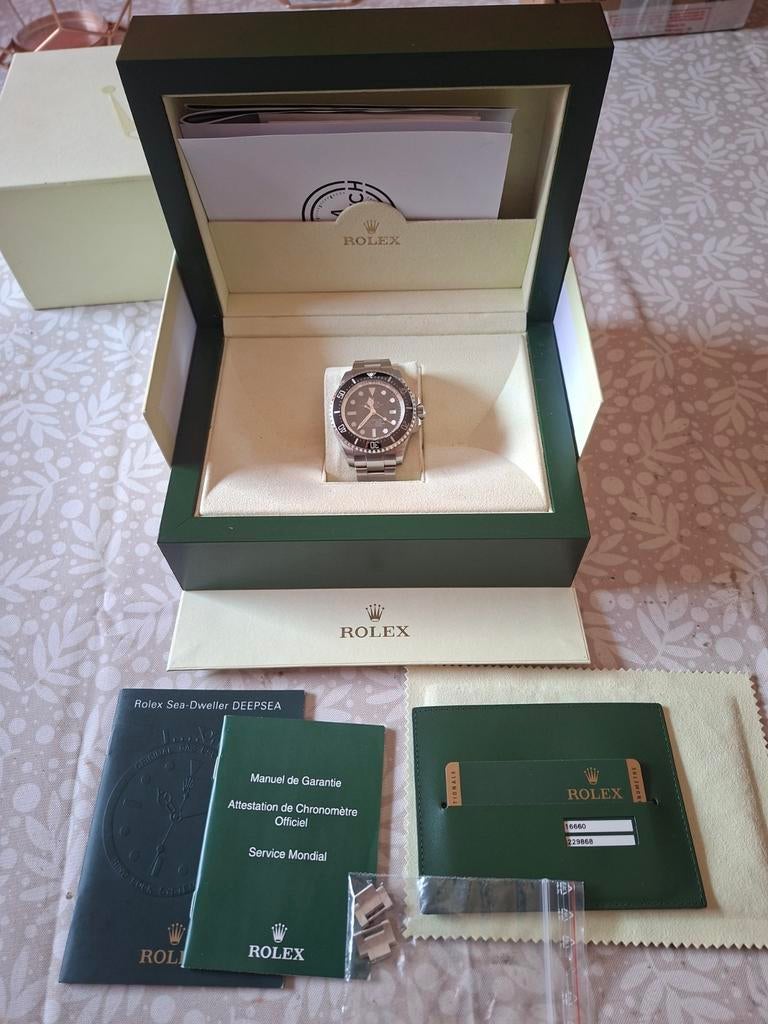 LAATSTE DAG TE KOOP rolex seadweller deepsea, Handtassen en Accessoires, Horloges | Heren, Ophalen, Rolex