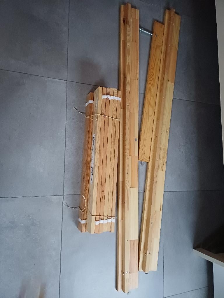 Bed kritter, 70 à 85 cm, Sommier à lattes, Enlèvement, Utilisé