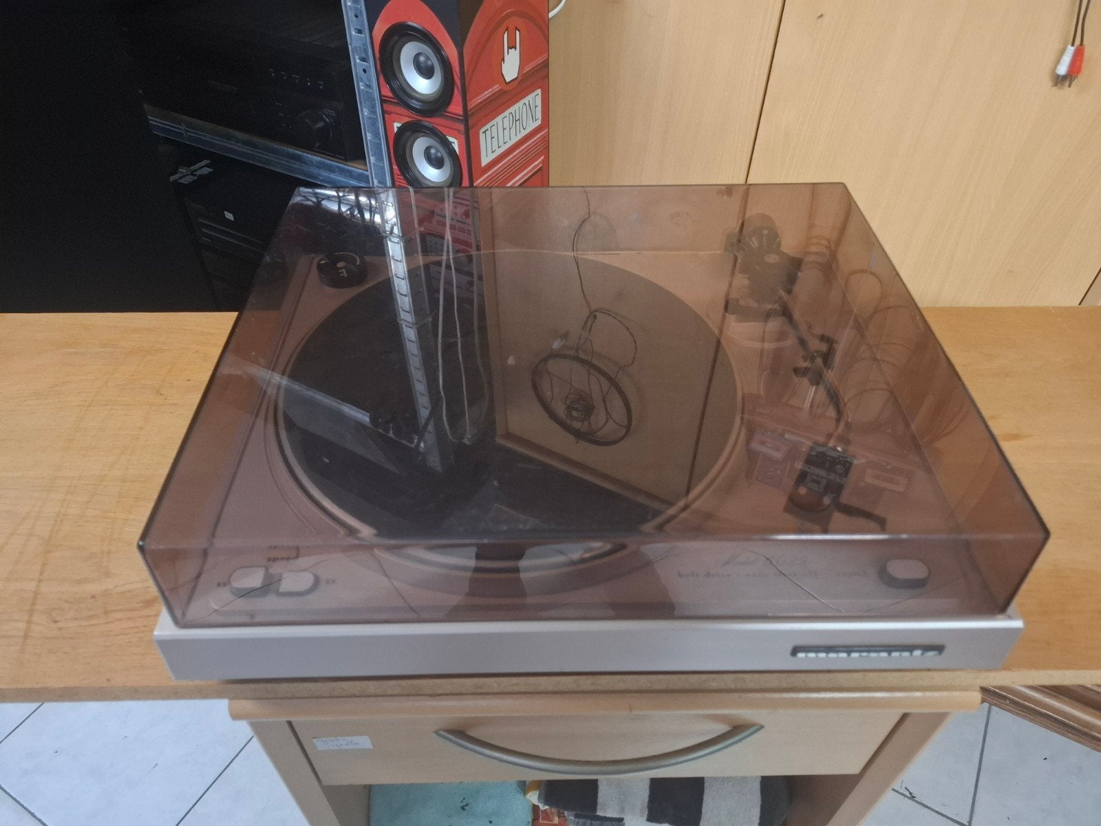 mooie platenspeler Marantz volledig na gezien, Ophalen, Platenspeler