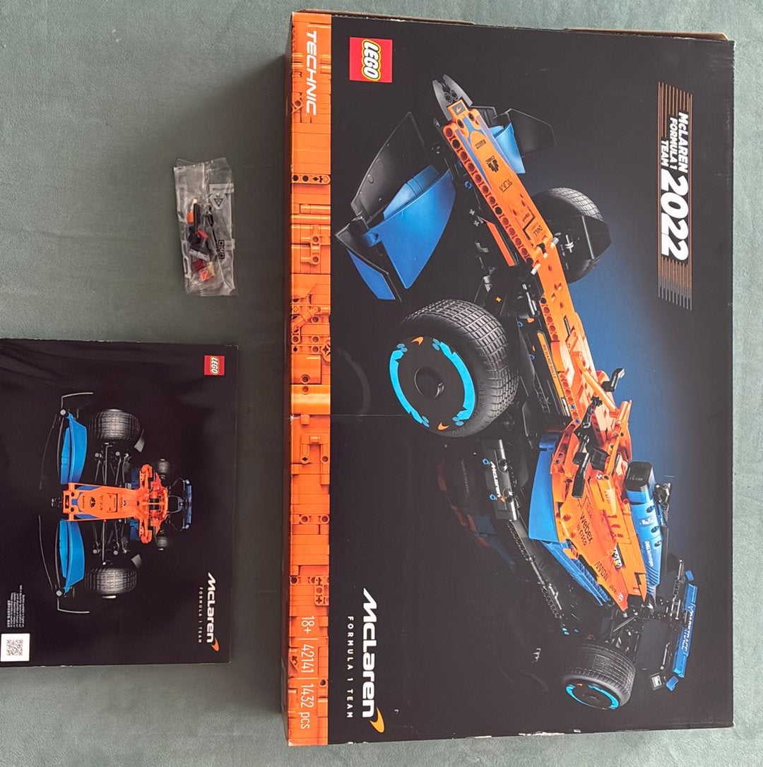 42141 Lego Technic McLaren Formule 1 2022 used, Ophalen, Lego, Zo goed als nieuw, Technic
