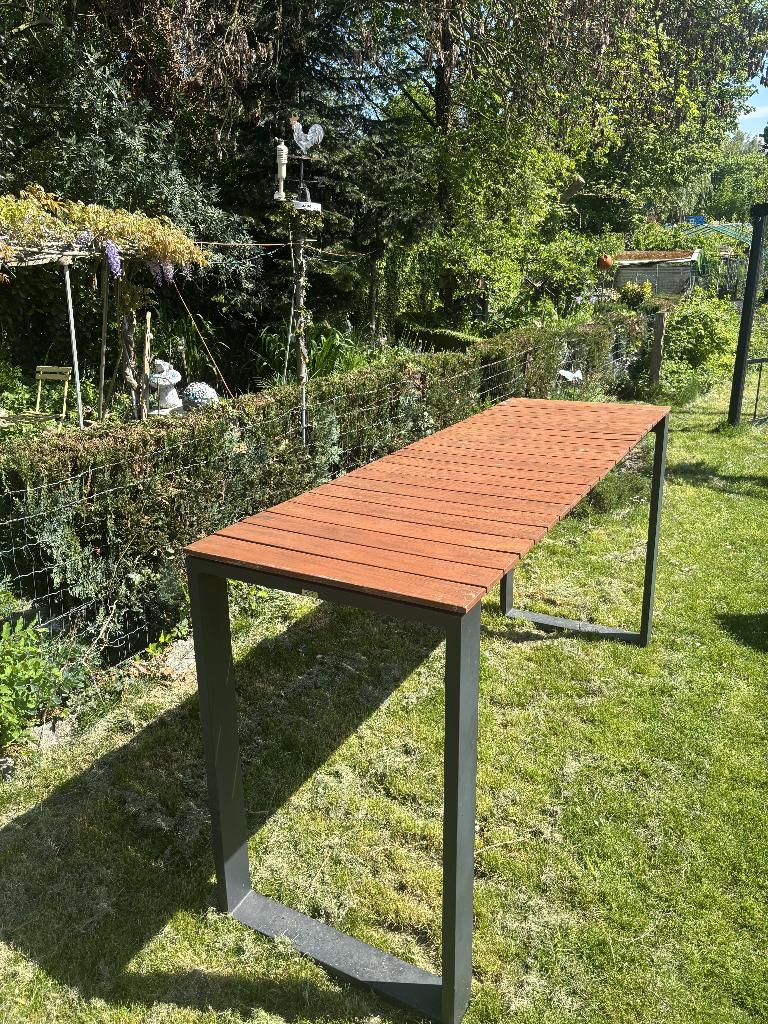 Tuinset Bristol, Tuin en Terras, Tuintafels, Gebruikt, Rechthoekig, Hout, Ophalen