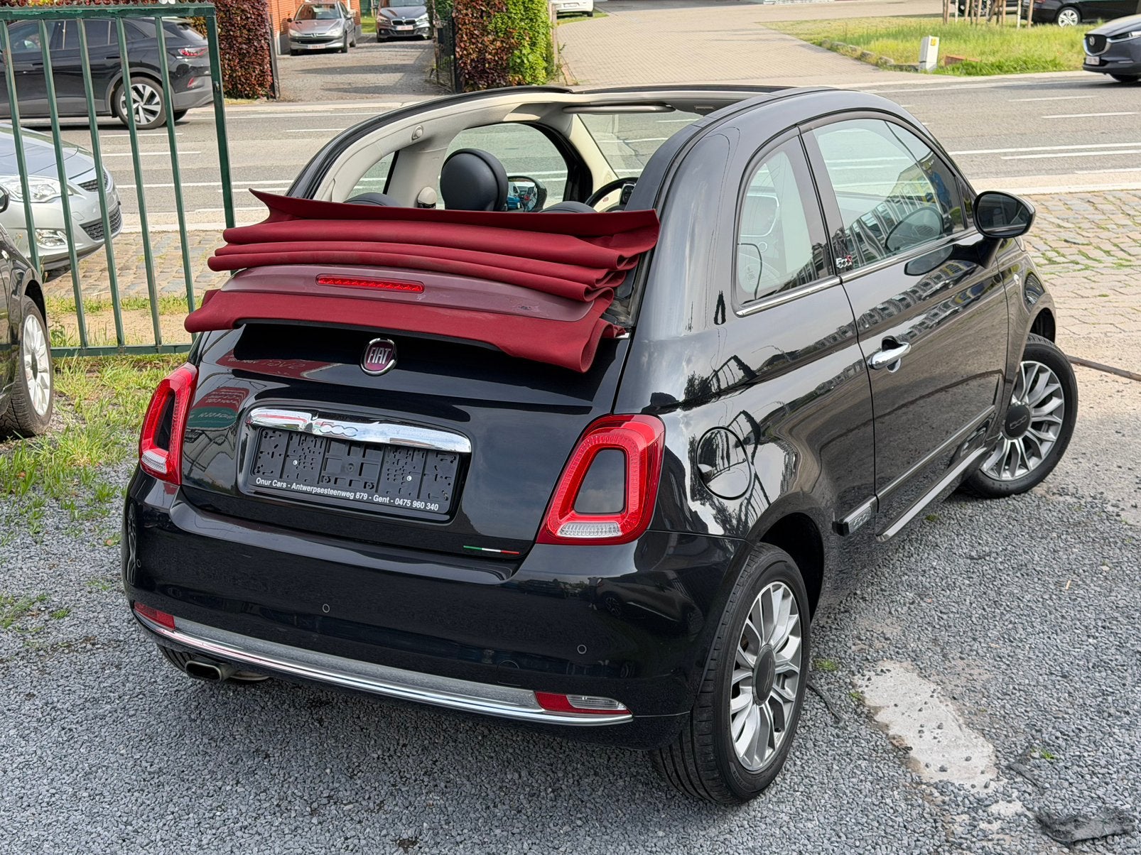 Fiat 500C 1.2 Benzine Cabrio | Navi | Cruise | 87.000 KM, Auto's, Voorwielaandrijving, 4 zetels, Stof, 4 cilinders