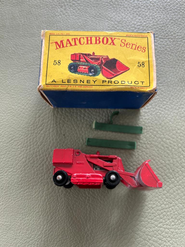 Matchbox drott excavator 58, Antiek en Kunst, Antiek | Speelgoed, Ophalen of Verzenden