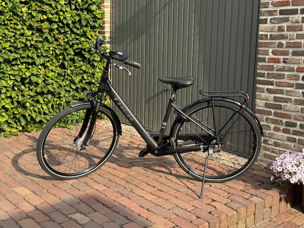 Trek District 1 EQ dames quasi nieuw, Fietsen en Brommers, (Extra) lage instap, Zo goed als nieuw, Minder dan 47 cm, Trommelrem