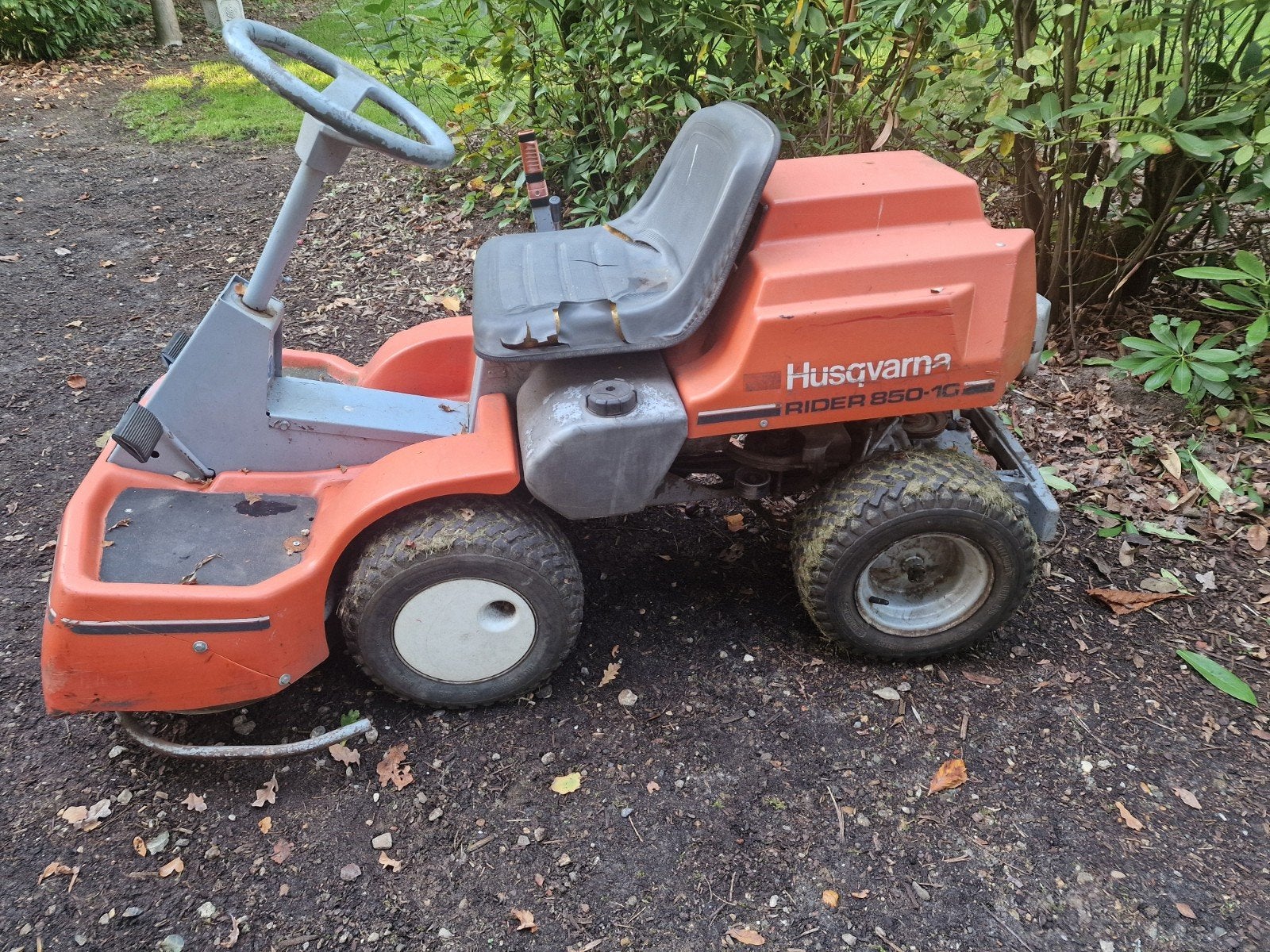 husqvarna zitmaaier, Ophalen