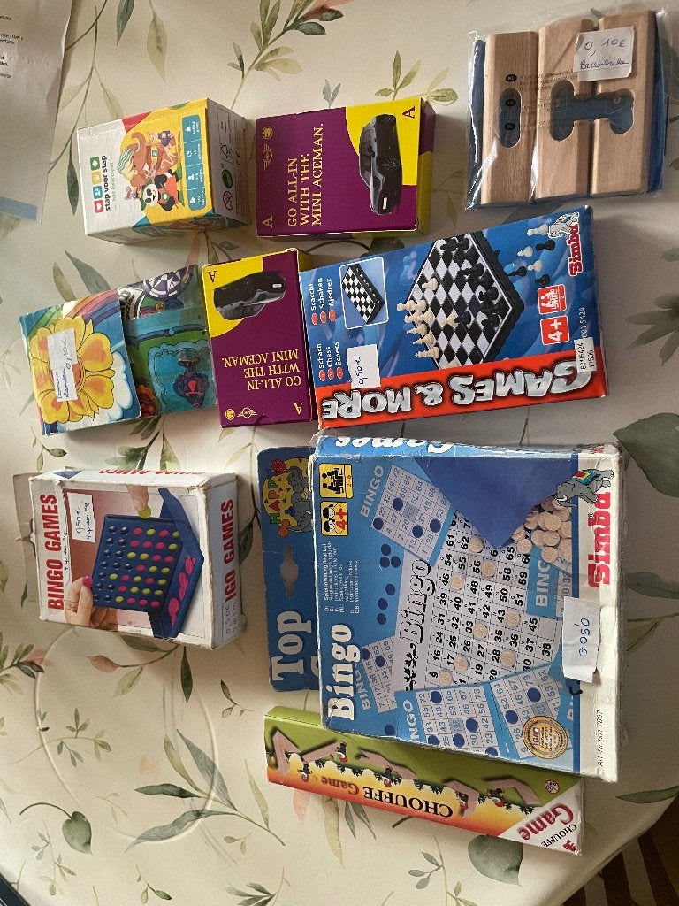 Pack de 9 jeux de société, Enlèvement, Utilisé, Jeu de voyage