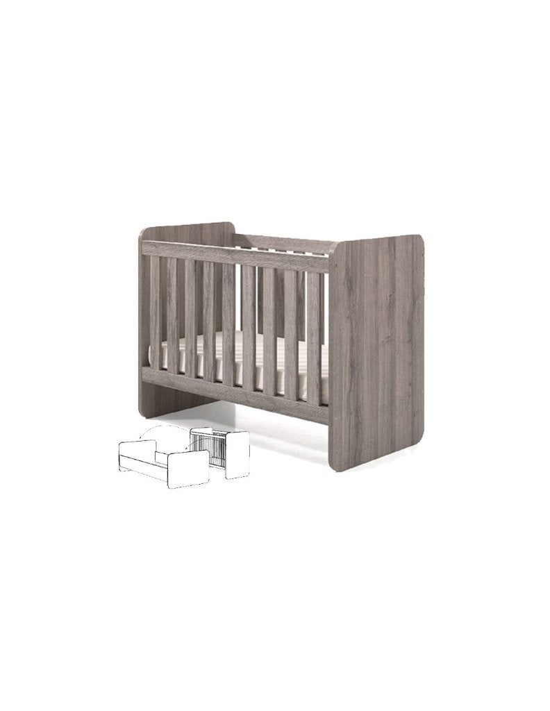 Lit cage réglable en hauteur avec matelas., Enfants & Bébés, Enlèvement, Comme neuf, Lit