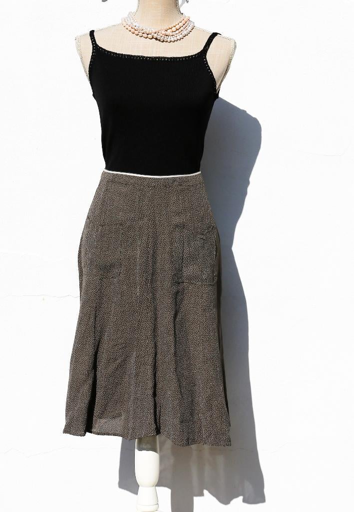 Mooie rok met kaki en stippen XS, Kleding | Dames, Overige kleuren, Noa Noa, Ophalen of Verzenden, Zo goed als nieuw