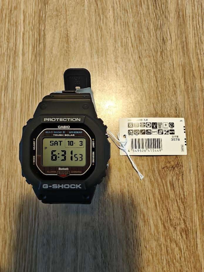 CASIO GW-BX5600-1JF, Ophalen, Casio, Kunststof, Polshorloge