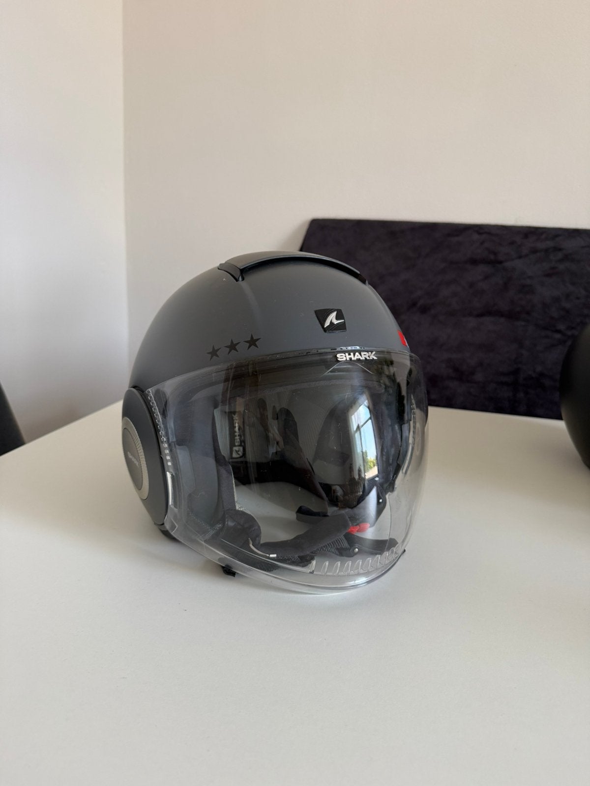 Scooterhelm Shark, Motos, Vêtements | Casques de moto, Enlèvement ou Envoi, Shark