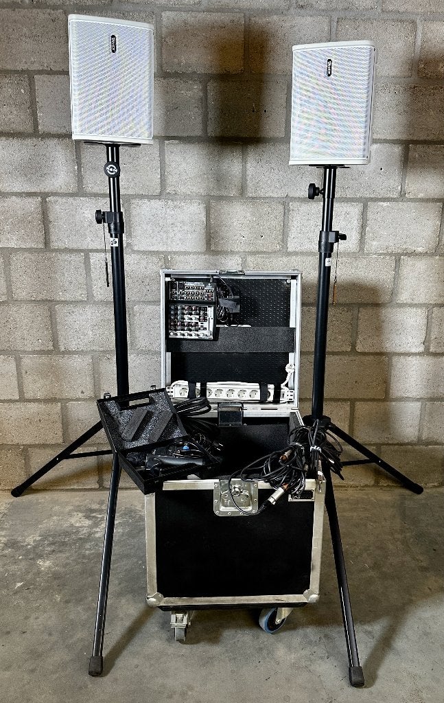 Complete professionele Tannoy i8 MP Active presentatie..., Audio, Tv en Foto, Ophalen, Gebruikt, Audio