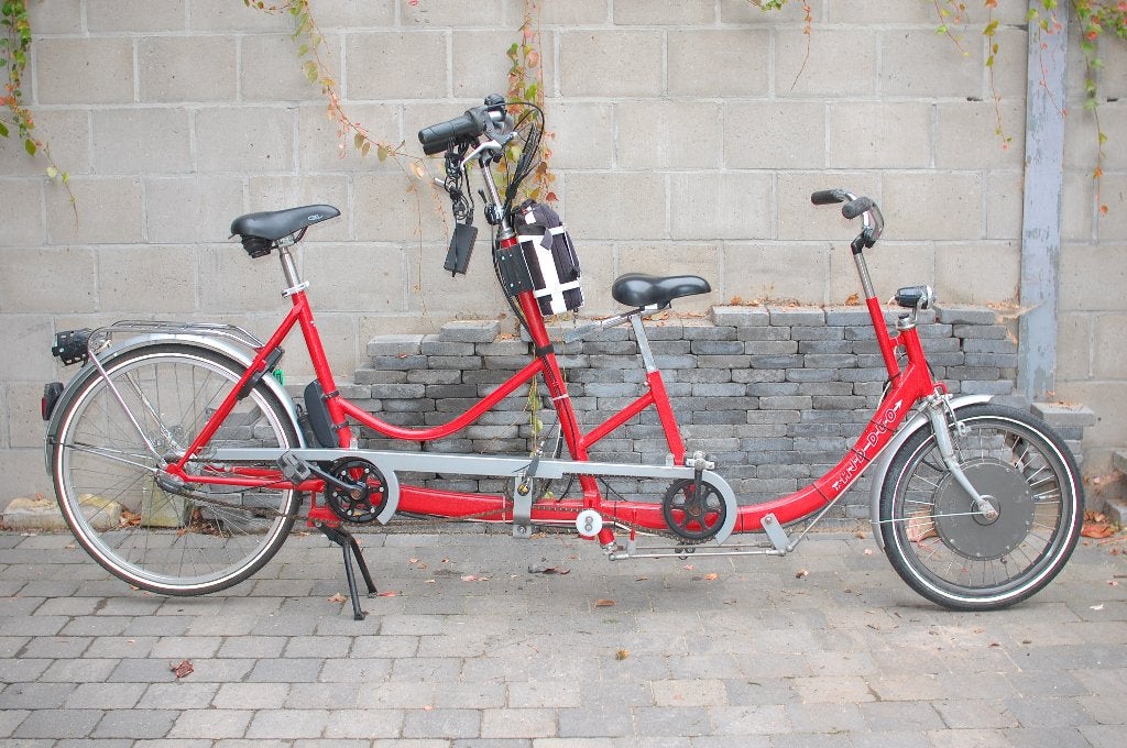 elektrische tandem - ouder kind, Ophalen, Gebruikt, Minder dan 10 versnellingen, Velgrem