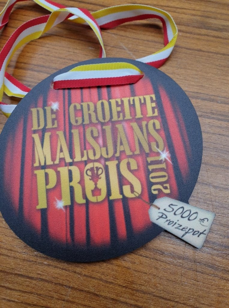Carnaval Aalst medaille de groeite malsjans prois 2011, Enlèvement ou Envoi