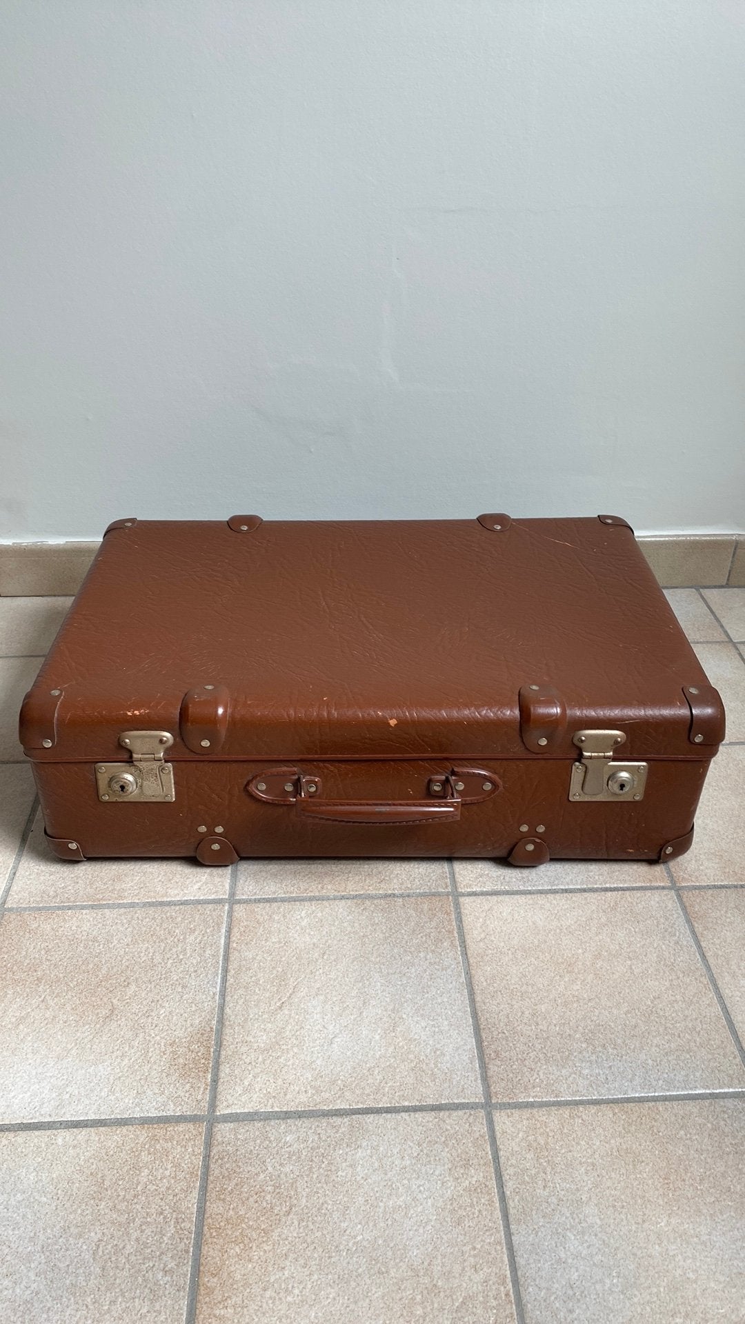 Oude valies, Overige materialen, Gebruikt, 35 tot 45 cm, Ophalen