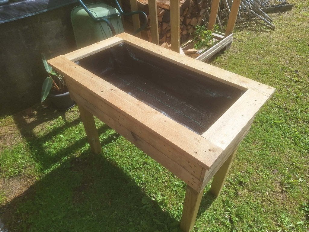 Bac potager, Comme neuf, Enlèvement, 100 cm ou plus, Rectangulaire