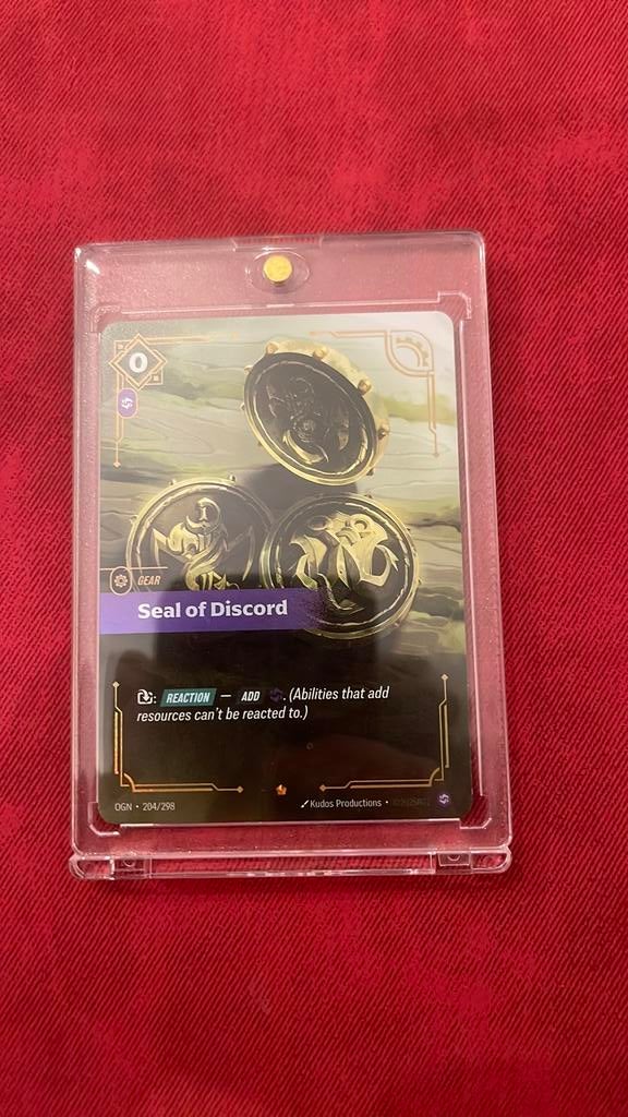 Riftbound Seal of Discord 204, Enlèvement, Neuf, Cartes en vrac, Foil