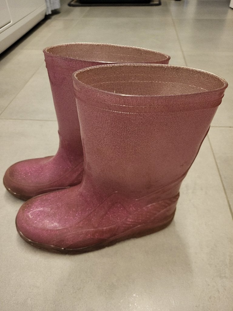 Regenlaarzen maat 33, Ophalen, Gebruikt, Meisje, Laarzen
