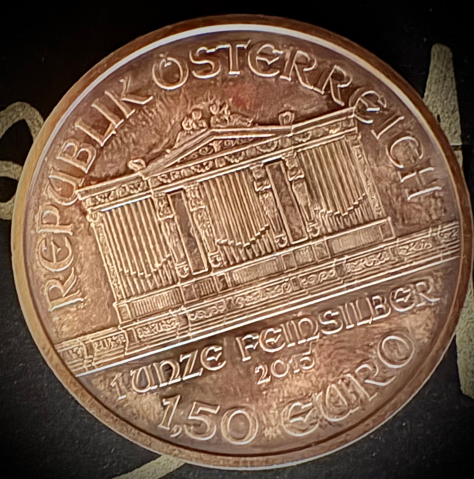 Pièce 1 oz argent 999 – Wiener Philharmoniker 2013 –Autriche, Enlèvement, Argent, Argent