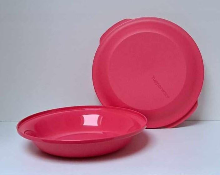 Tupperware™ « Bord Aloha » 360 ml + 700 ml - rood, Huis en Inrichting, Keuken | Tupperware, Verzenden, Nieuw, Rood, Bus of Trommel