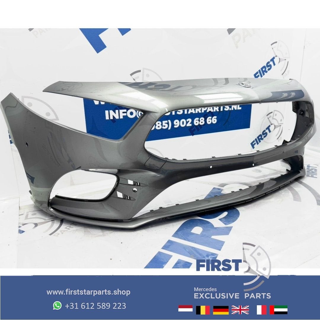 W177 BUMPER Mercedes A Klasse AMG VOORBUMPER WIT GRIJS ZWART, Gebruikt, -, Voor, Ophalen of Verzenden