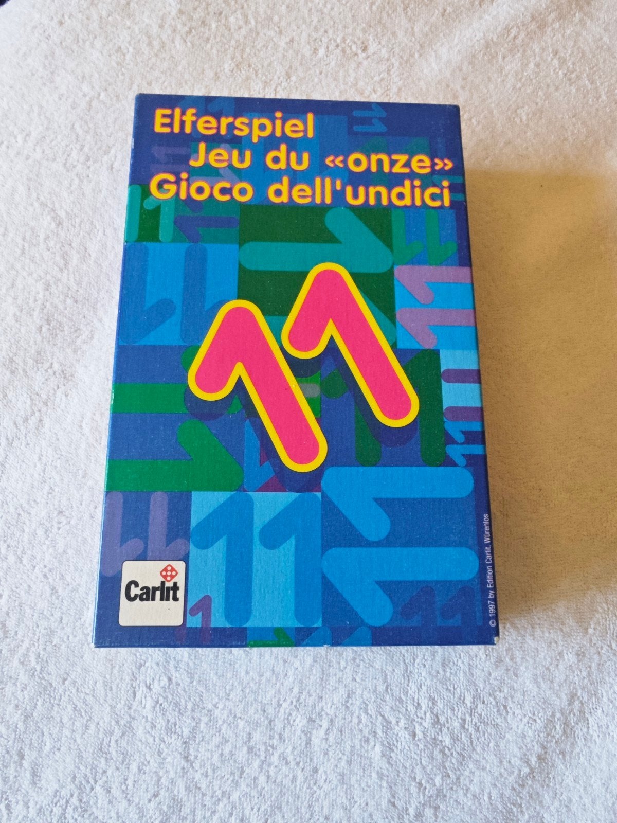 Jeu de cartes vintage « Jeu du onze » - Édition Carlit 1997, Hobby en Vrije tijd, Gezelschapsspellen | Kaartspellen, Ophalen