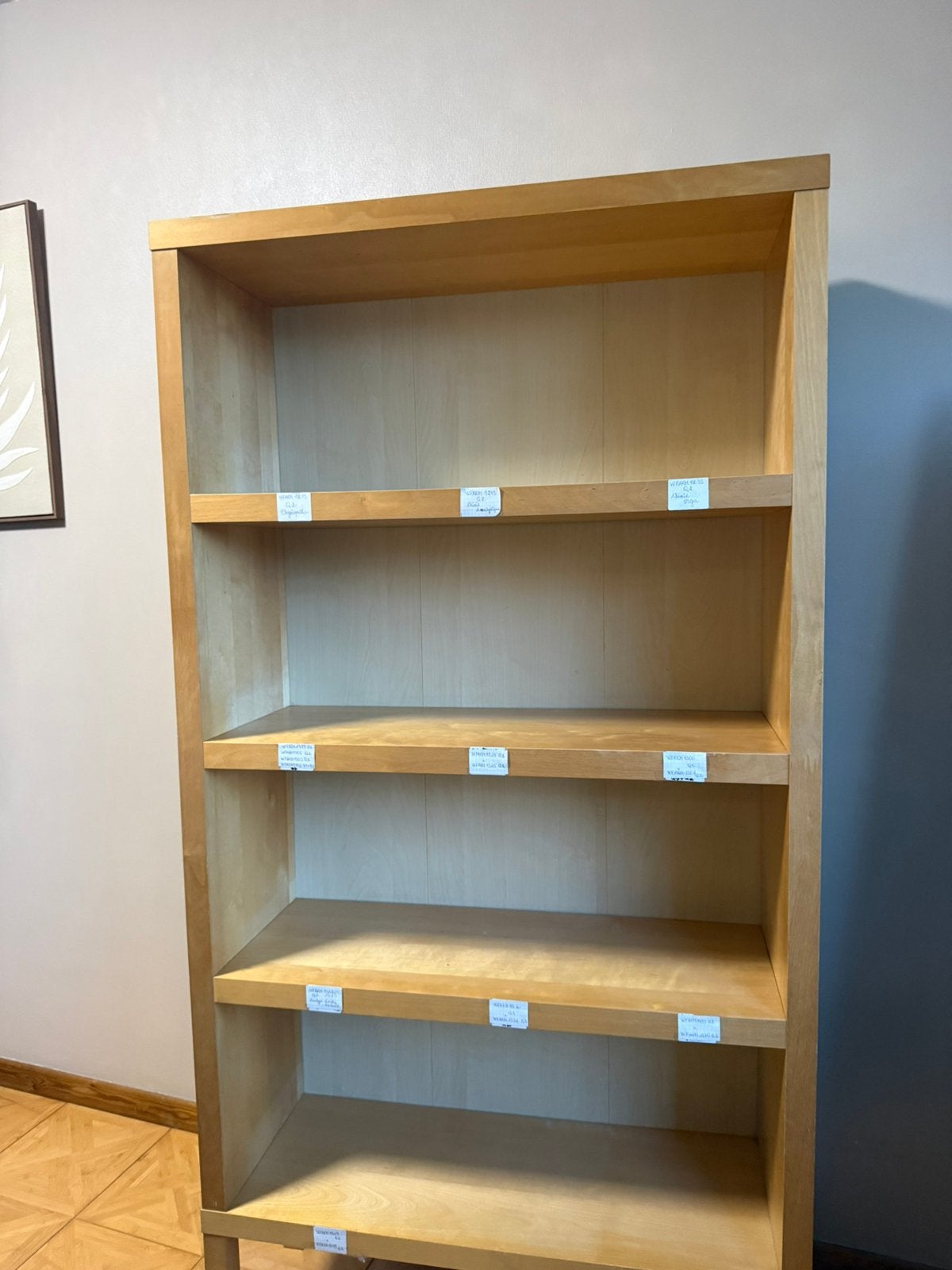 Grande bibliotheque en bois pour etudiant ou autre., Ophalen, Gebruikt, 50 tot 100 cm, 150 tot 200 cm