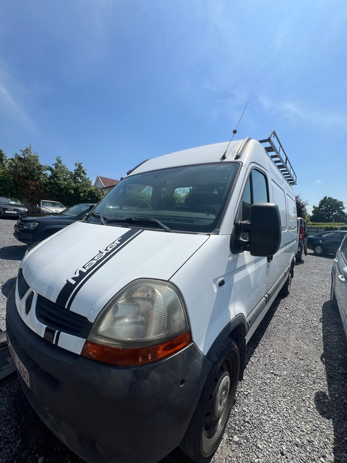Renault Master L2H2, Zwart, Renault, Wit, Leder