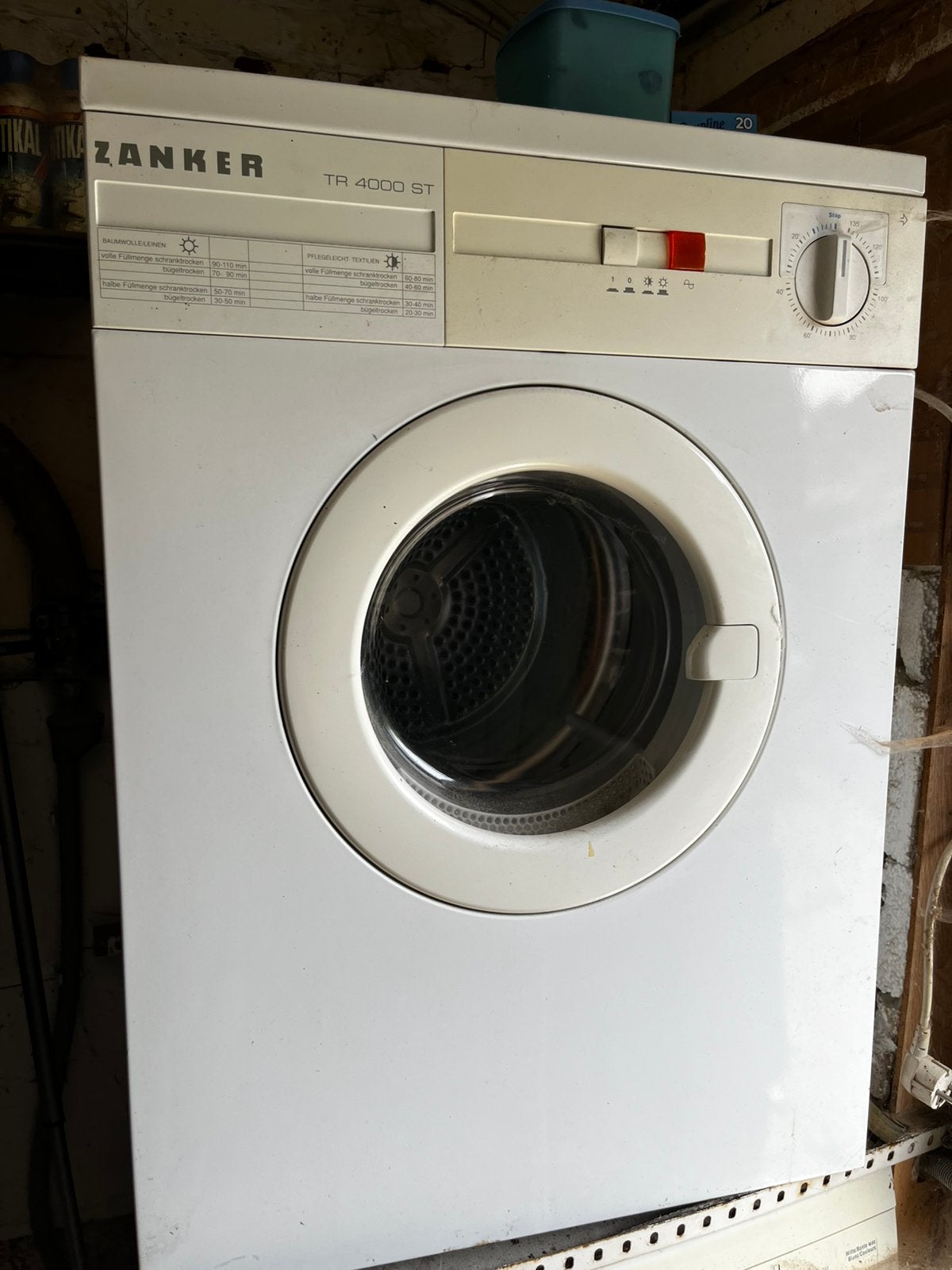 Zanker TR 4000 ST, Enlèvement, Utilisé, Évacuation d'air