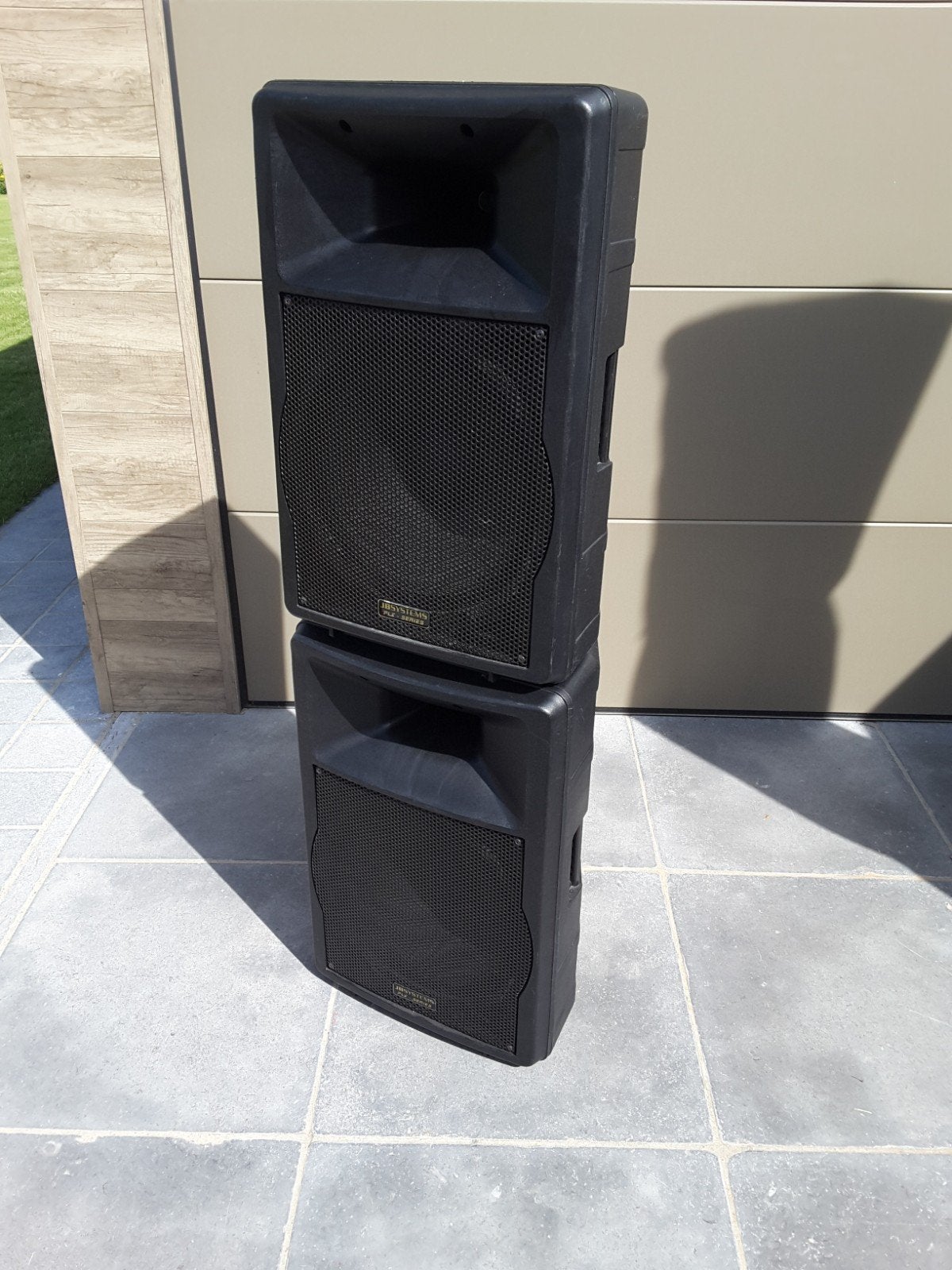 JBsystems full range boxen PLX-15, TV, Hi-fi & Vidéo, Enlèvement, Comme neuf