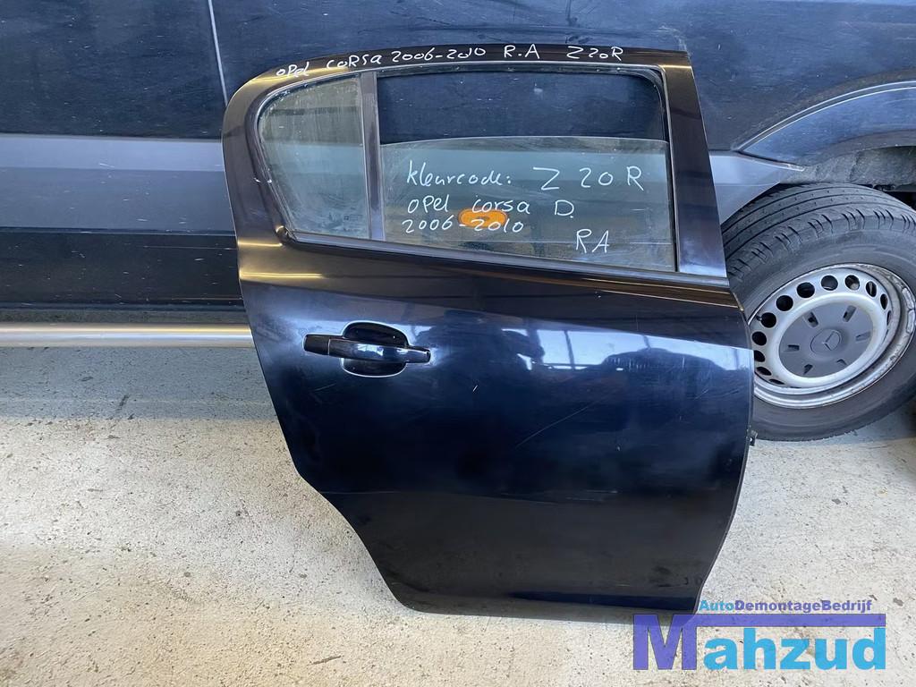 Opel corsa D zwart Z20R Rechts rechter achter deur portier, Auto-onderdelen, Gebruikt, Deur, Kontakt@opel-infoservice.de, Opel