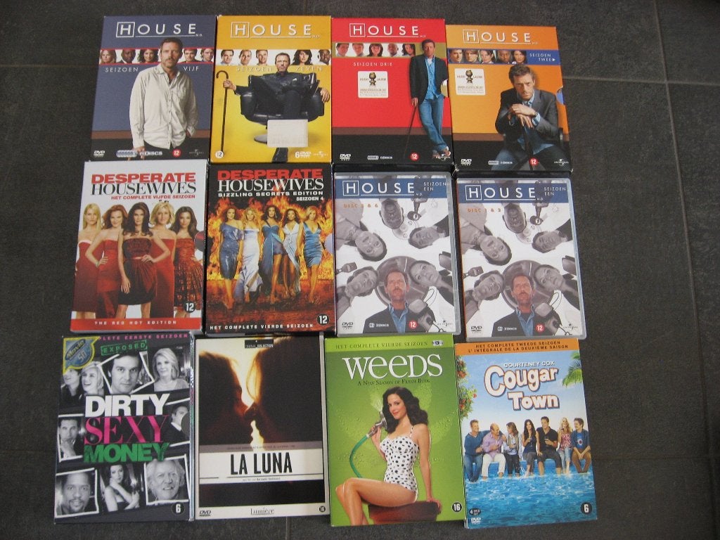 (4) Allerlei Dvd's Series Humor Drama Thrillers Romans enz.., Cd's en Dvd's, Ophalen of Verzenden, Zo goed als nieuw, Drama