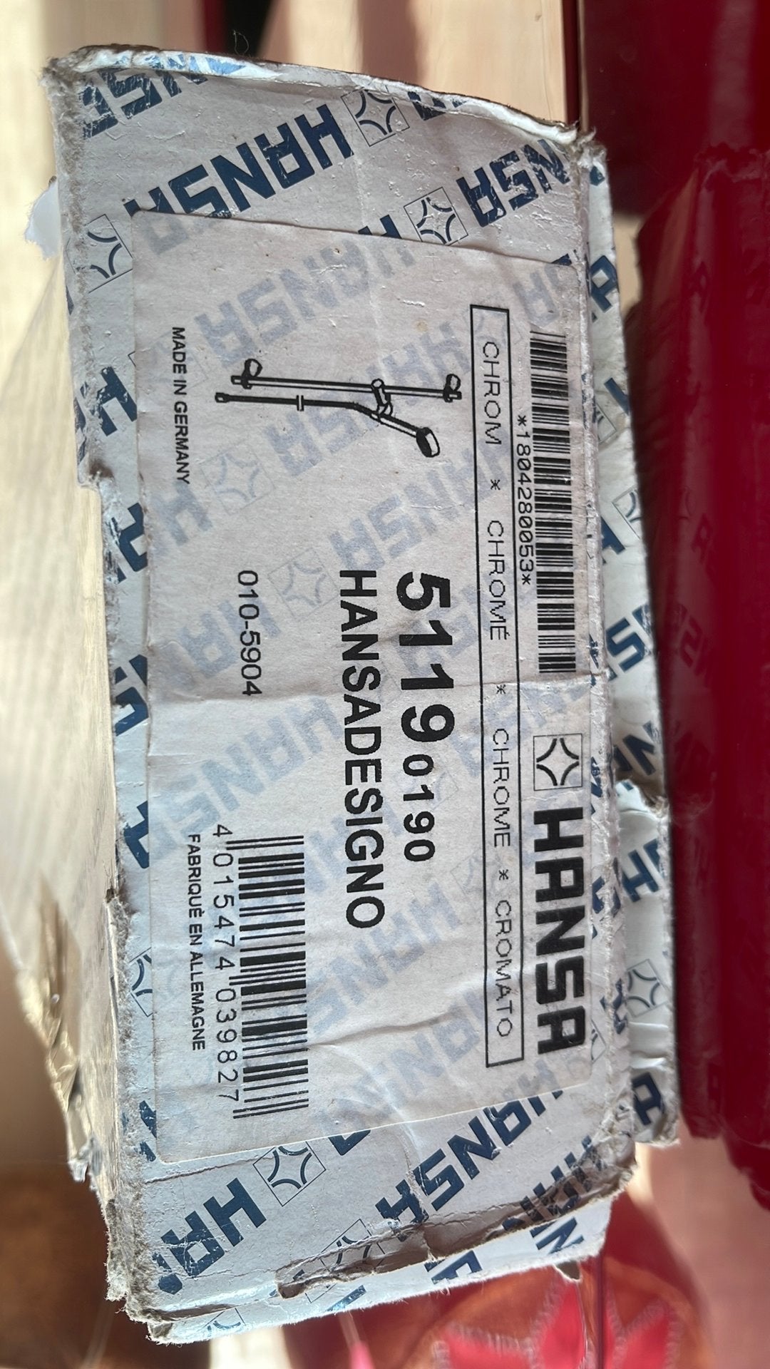 Hansa Designo douuche 51190190, Bricolage & Construction, Enlèvement ou Envoi, Neuf