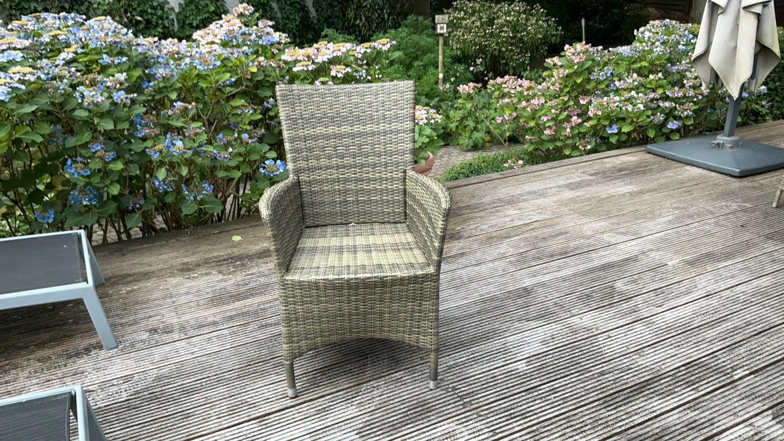 6 chaises de jardin, Enlèvement, Comme neuf