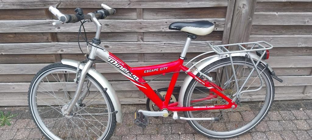 vélo pour garçons et enfants, Vélos & Vélomoteurs, Frein sur jante, 18 pouces, Minerva, Enlèvement