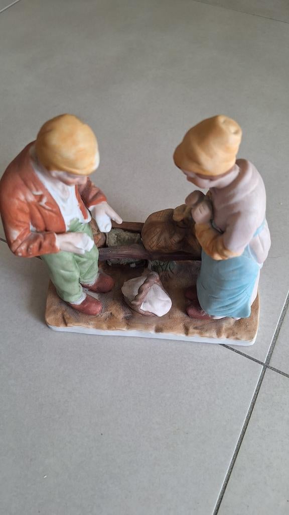 Biscuit Beeldjes porselein, Antiek en Kunst, Ophalen of Verzenden