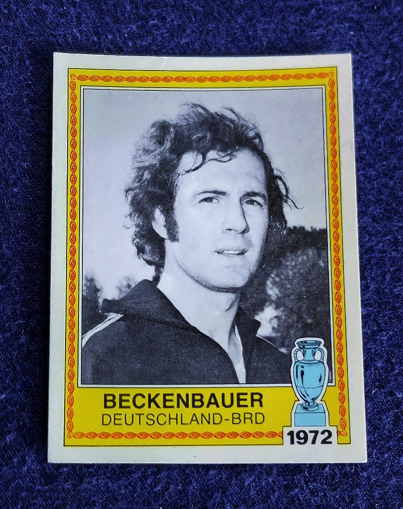 Panini sticker voetbal ' Euro 1980 - Franz Beckenbauer ' #16, Ophalen of Verzenden, Nieuw, Poster, Plaatje of Sticker