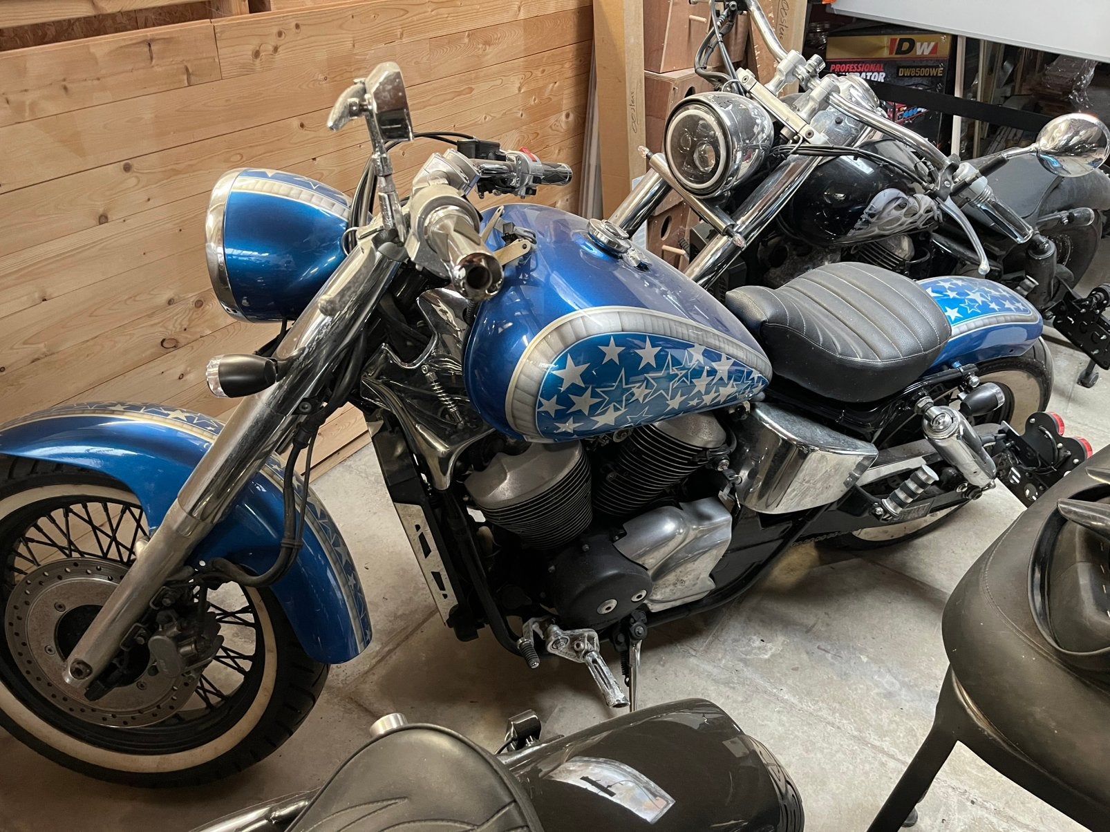 2 Honda Shadow 750cc, Ophalen