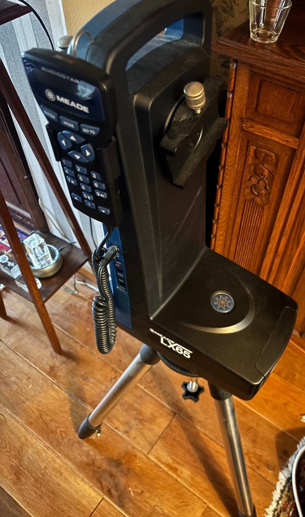 Meade LX65 goto montering als nieuw, Ophalen of Verzenden, Zo goed als nieuw, Onderdelen of Accessoires, Met statief