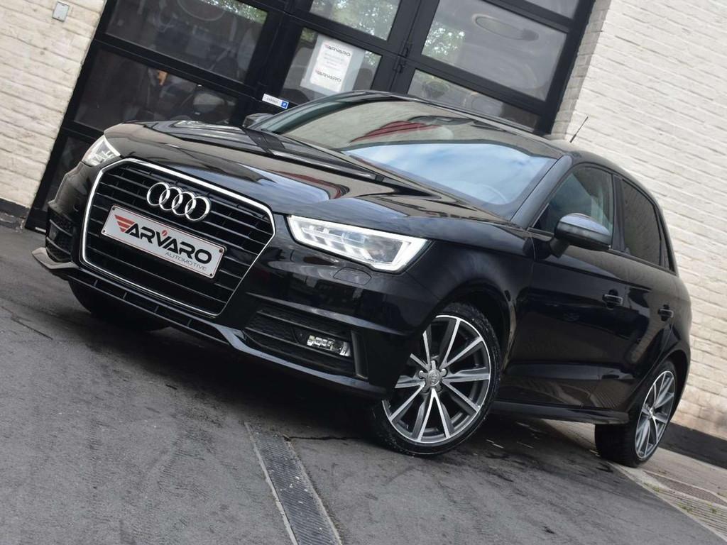 Audi A1 1.0 TFSI S- Line / Xenon / PDC / Verw Zetels / Topst, Auto's, Voorwielaandrijving, 4 zetels, Zwart, Bedrijf