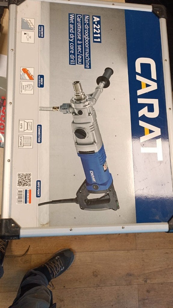 Carat Betonboormachine A-2211, Enlèvement, Comme neuf, 600 watts ou plus, Perceuse