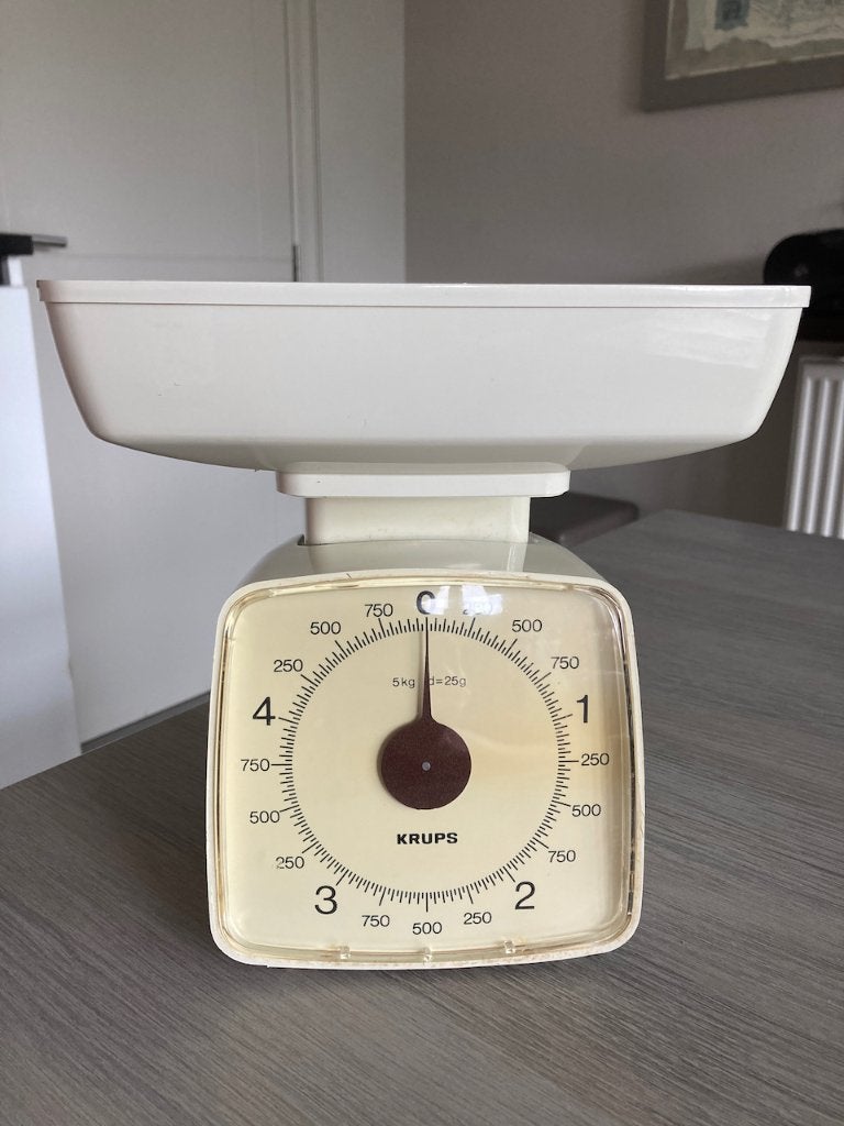Vintage keukenweegschaal KRUPS. Heel goede staat, Maison & Meubles, Enlèvement ou Envoi, Vintage, Utilisé, Autres types