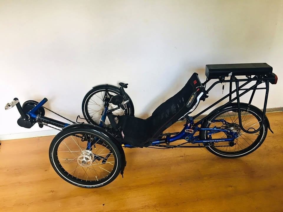Te koop: E- Driewielfiets/ Ligfiets Ice trike sprint RS, Fietsen en Brommers, Ophalen of Verzenden, Gebruikt