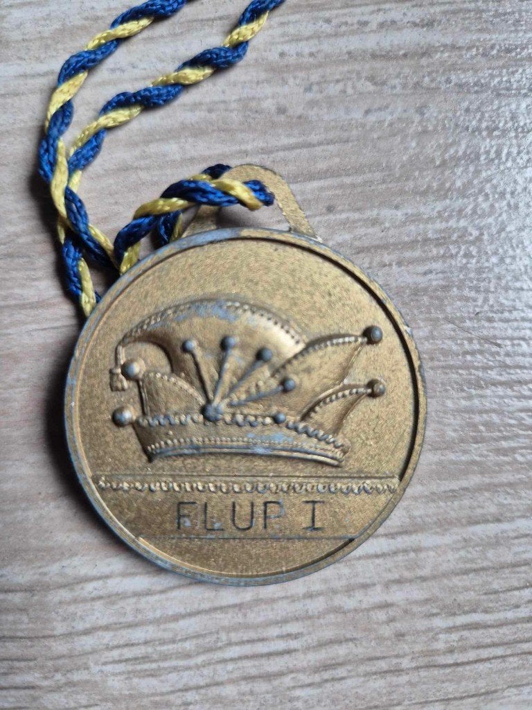 Carnaval medaille Wolvertem Prins Flup 1984, Ophalen of Verzenden