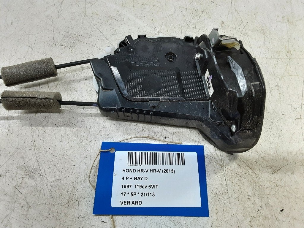 SERRURE DE PORTE ARRIÈRE DROITE Honda HR-V (RU) (160913), Hanauer Landstraße  222-224
60314  Frankfurt am Main, DE, Honda, Utilisé