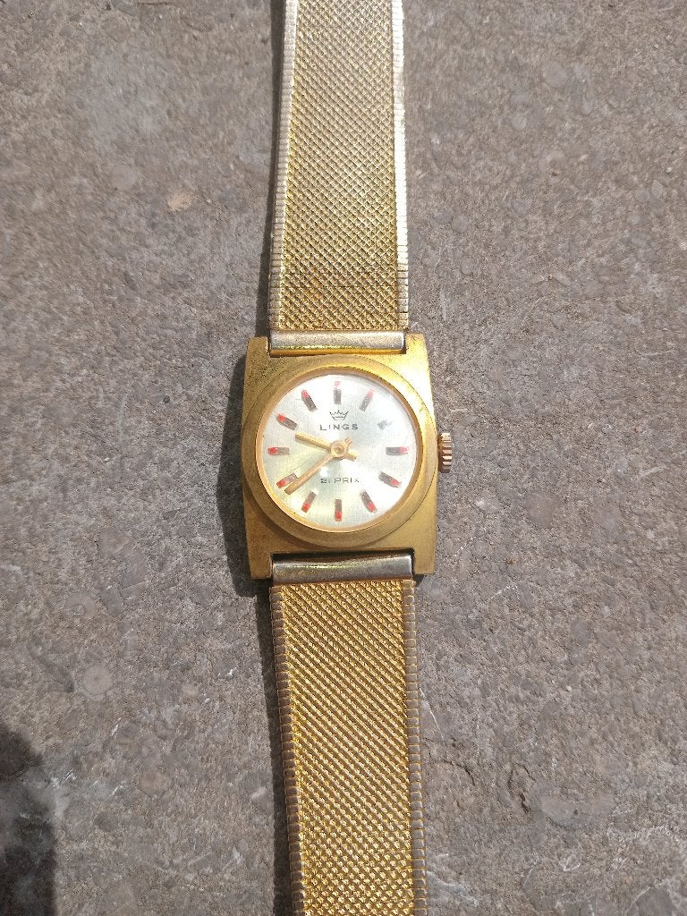 montre ancienne plaqué or, Enlèvement ou Envoi, Or