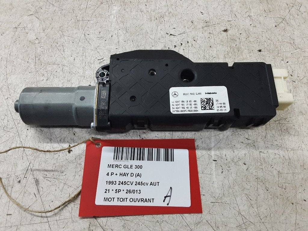 SCHUIFDAK MOTOR Mercedes-Benz GLE (V167) (A2479061003), Auto-onderdelen, Gebruikt, Mercedes-Benz, Mevr. I. Hauben, Rue de l'Espoir 34 34
4030  GRIVEGNÉE, BE