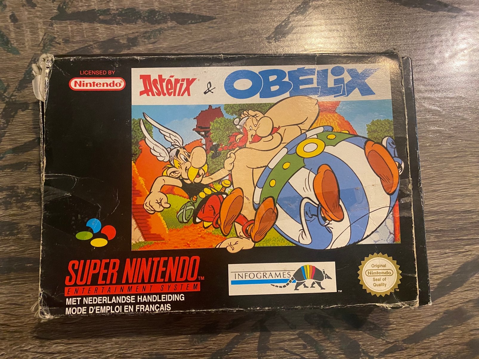 Astérix et Obélix (SNES), Enlèvement, Comme neuf