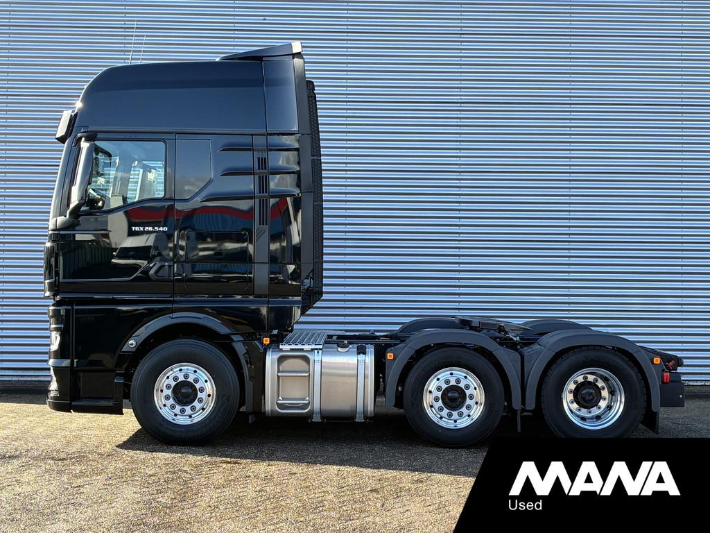 MAN TGX 26.540 6x2/4 BL SA Alcoa's PTO Camera Koelkast Stand, Auto's, Vrachtwagens, Automaat, Zwart, 397 kW, Zwart