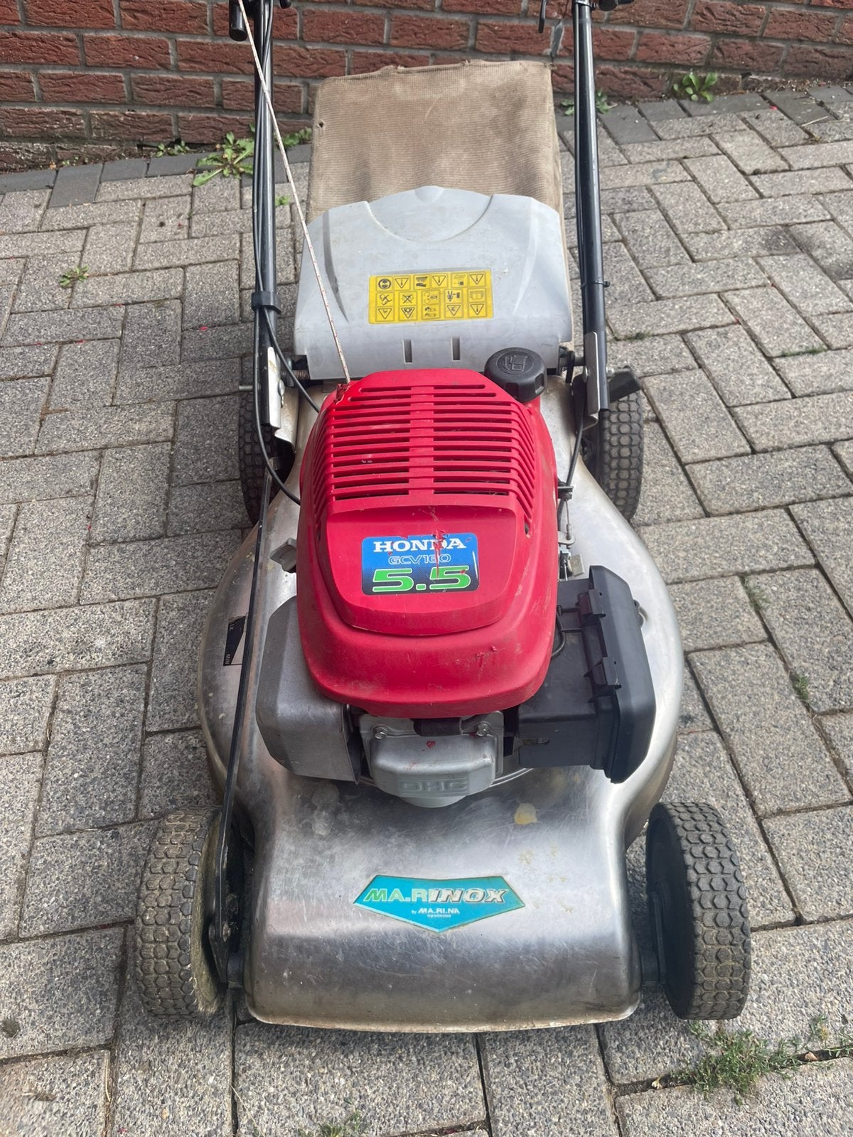Tondeuse autotractée Ma rinox Huile 5.5, Enlèvement, Utilisé