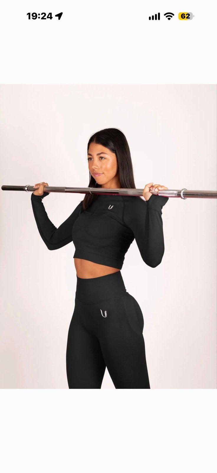 zwarte sport legging, Kleding | Dames, Ophalen of Verzenden, Nieuw, Zwart, Overige typen
